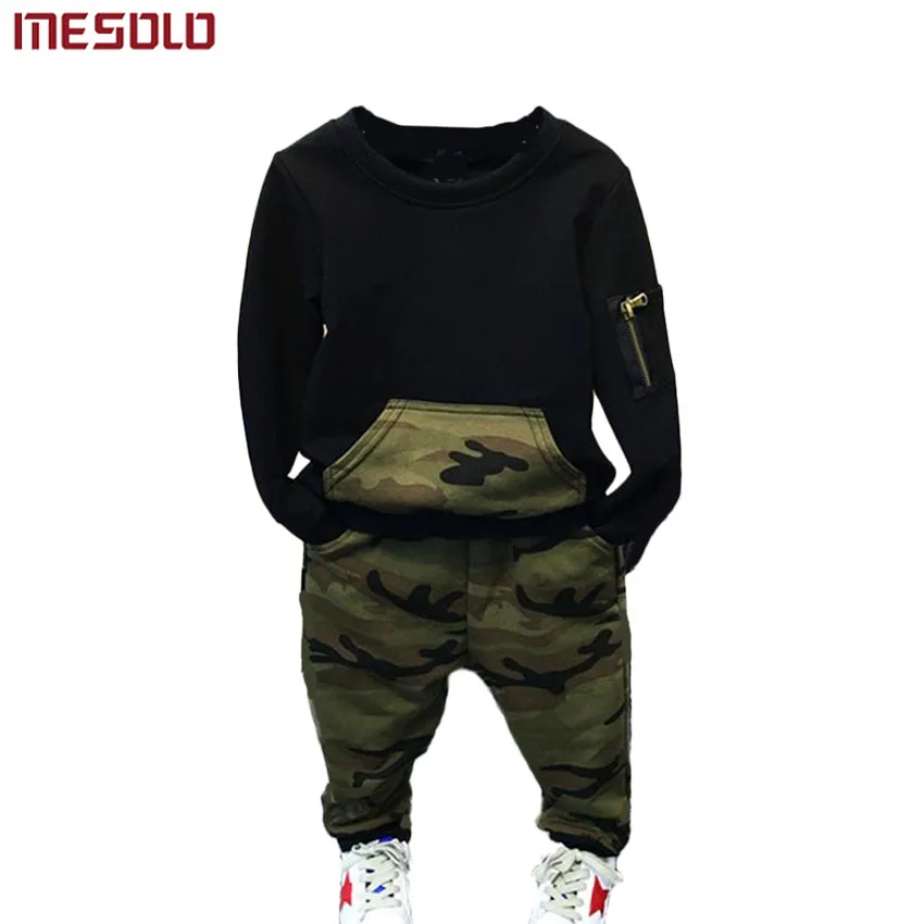 Boys Clothing Sets Baby Spring Sports Casual Long Sleeve Shirt+Pants Kids 2PCS Camouflage Kids Tracksuit For Boys
Boys Clothing Sets Baby Spring Sports Casual Long Sleeve Shirt+Pants Kids 2PCS Camouflage Kids Tracksuit For Boys