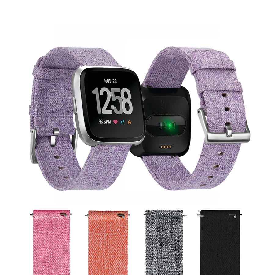 Watch Band for Fitbit Versa 2 Woven Fabric Quick Release Replacement Strap Bracelet for Fitbit Versa Lite Fitness Smart Watch
Watch Band for Fitbit Versa 2 Woven Fabric Quick Release Replacement Strap Bracelet for Fitbit Versa Lite Fitness Smart Watch