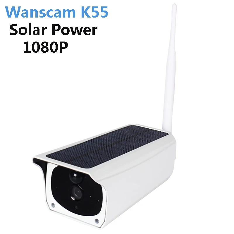Wanscam K55 Solar Power 1080P WiFi IP Camera 4X Zoom 2-way Audio waterproof Wireless Security Surveillance Outdoor Battery Power
Wanscam K55 Solar Power 1080P WiFi IP Camera 4X Zoom 2-way Audio waterproof Wireless Security Surveillance Outdoor Battery Power