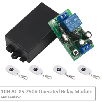 RF Switch Remote Control AC 85~220V 1CH Relay Receiver and Transmitter for Universal Garage Control and Home appliance Control
RF Switch Remote Control AC 85~220V 1CH Relay Receiver and Transmitter for Universal Garage Control and Home appliance Control
