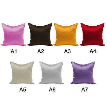 Comfortable Simple Solid Color Satin Pillowcase Sofa Chair Seat Cushion Car Chair Square Pillow Home Decor
Comfortable Simple Solid Color Satin Pillowcase Sofa Chair Seat Cushion Car Chair Square Pillow Home Decor