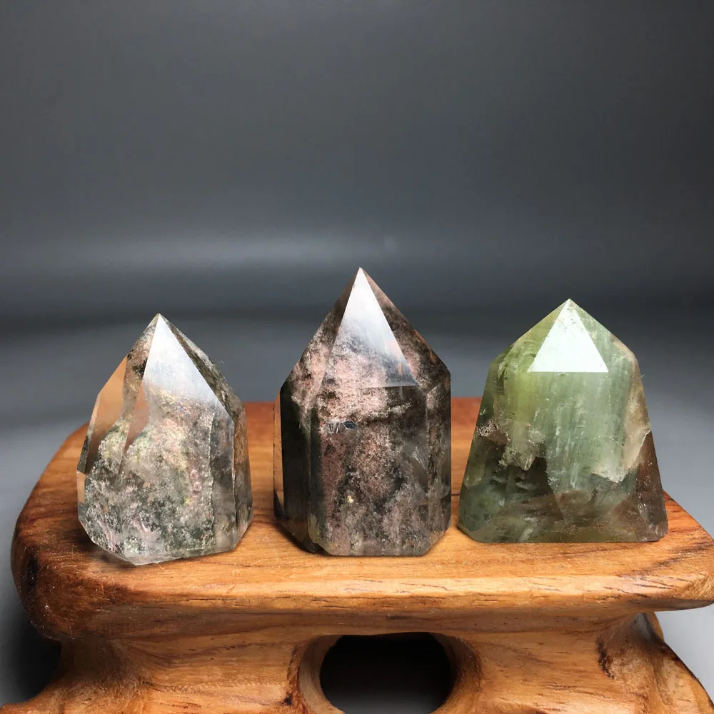 51g 3pcs Natural Phantom Green Red Ghost QUARTZ Crystal wand Point HEALING fengshui
51g 3pcs Natural Phantom Green Red Ghost QUARTZ Crystal wand Point HEALING fengshui