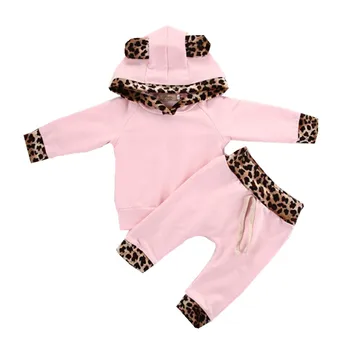 2pcs suit baby girl clothing sets Newborn Baby Girls Pink Long Sleeve leopard Hoodie Sweatshirt+Pants Outfits Set
2pcs suit baby girl clothing sets Newborn Baby Girls Pink Long Sleeve leopard Hoodie Sweatshirt+Pants Outfits Set