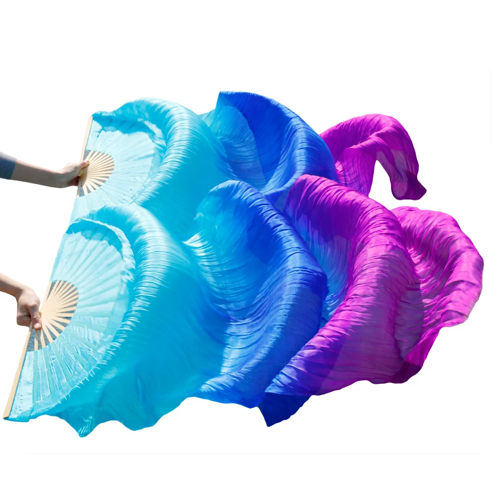 2018 High Quality Silk Belly Dance Fan Dance 100% Real Silk Veils Left+right hotsale turquiose+royal blue+purple
2018 High Quality Silk Belly Dance Fan Dance 100% Real Silk Veils Left+right hotsale turquiose+royal blue+purple