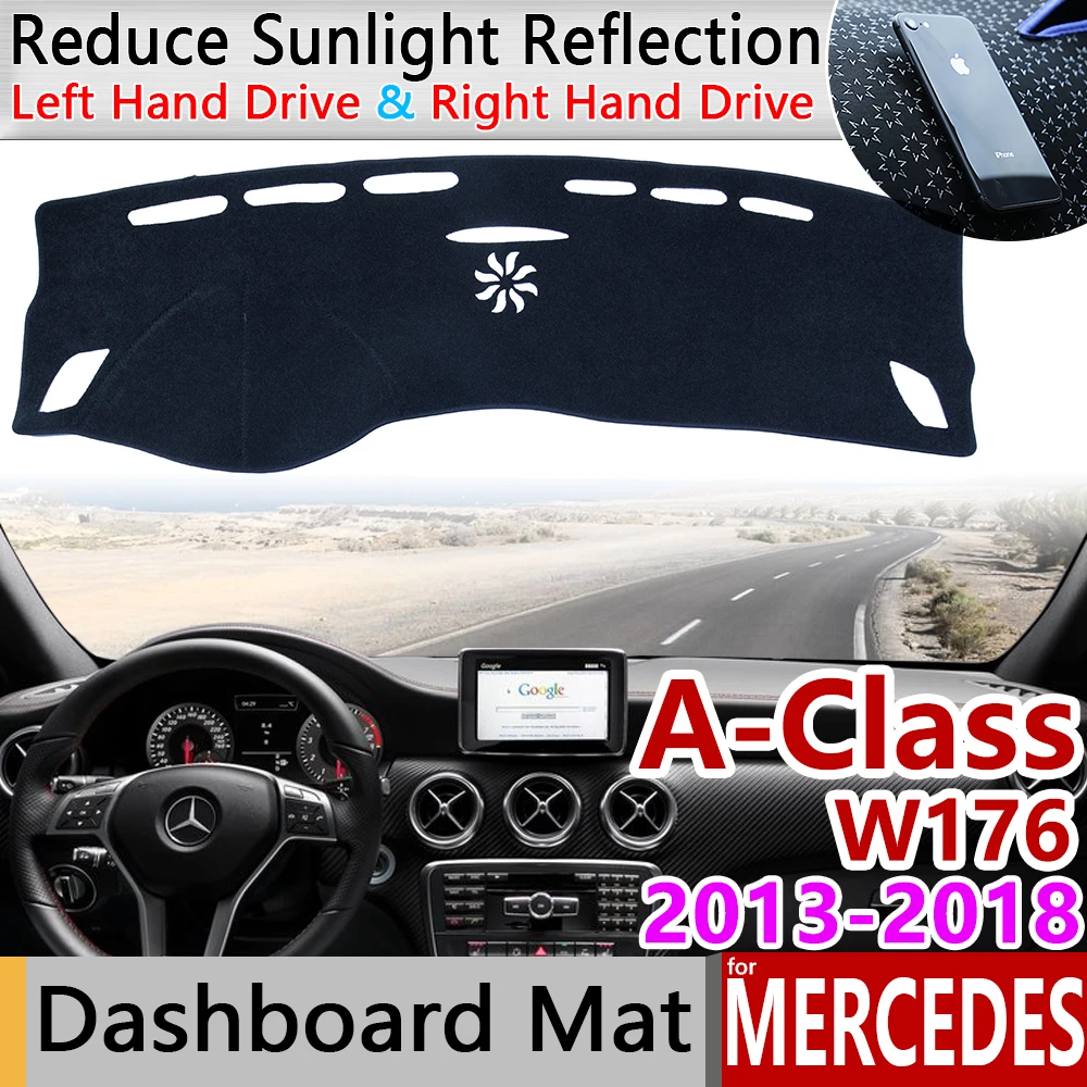 for Mercedes Benz A-Class W176 Anti-Slip Mat Dashboard Cover Pad Sunshade Dashmat Carpet Accessories A-Klasse A160 A180 A200 A45
for Mercedes Benz A-Class W176 Anti-Slip Mat Dashboard Cover Pad Sunshade Dashmat Carpet Accessories A-Klasse A160 A180 A200 A45