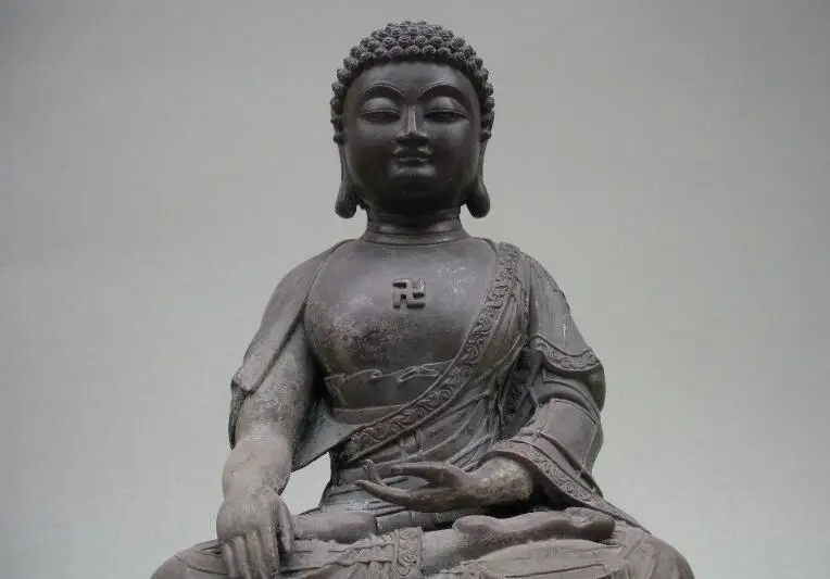 S6895 14"Tibet Buddhism Absolute pure Bronze Carved Amitabha Sakyamuni Buddha Statue D0318
S6895 14"Tibet Buddhism Absolute pure Bronze Carved Amitabha Sakyamuni Buddha Statue D0318