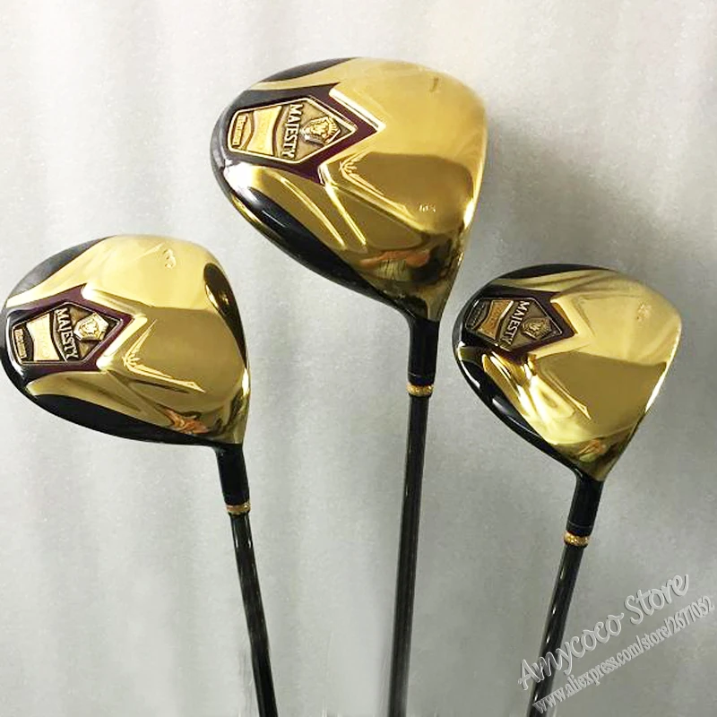New Cooyute Golf Clubs Majesty super 7 Golf wood Set 1Driver 3 5Fairway Woods Clubs Graphite Golf shaft headcover Free shipping
New Cooyute Golf Clubs Majesty super 7 Golf wood Set 1Driver 3 5Fairway Woods Clubs Graphite Golf shaft headcover Free shipping