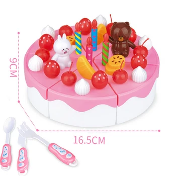 1set Fruit Cutting DIY Pretend Play Birthday Cake Kitchen Food Toys Cocina De Juguete Toy Pink Blue Girls Gift For Children
1set Fruit Cutting DIY Pretend Play Birthday Cake Kitchen Food Toys Cocina De Juguete Toy Pink Blue Girls Gift For Children