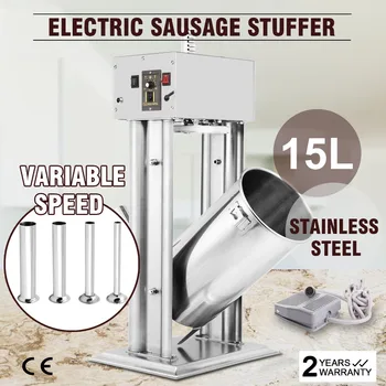 Electric vertical Sausage stuffer / Sausage Filler 15L Electric vertical Sausage stuffer / Sausage Filler 15L
Electric vertical Sausage stuffer / Sausage Filler 15L Electric vertical Sausage stuffer / Sausage Filler 15L