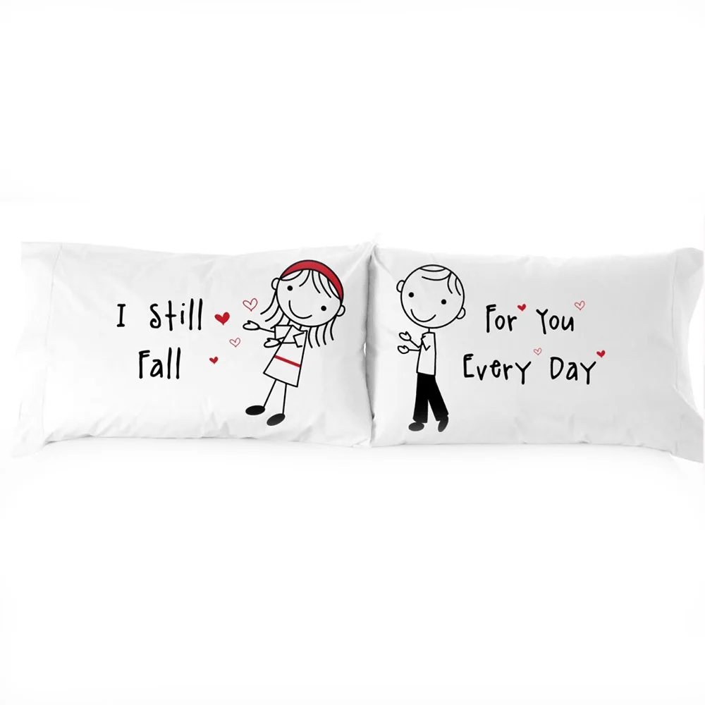 Girl And Boy Image Pillowcase I Still Fall White Bedding Couple Pillow Cover Engagement Gift For Valentine Day
Girl And Boy Image Pillowcase I Still Fall White Bedding Couple Pillow Cover Engagement Gift For Valentine Day