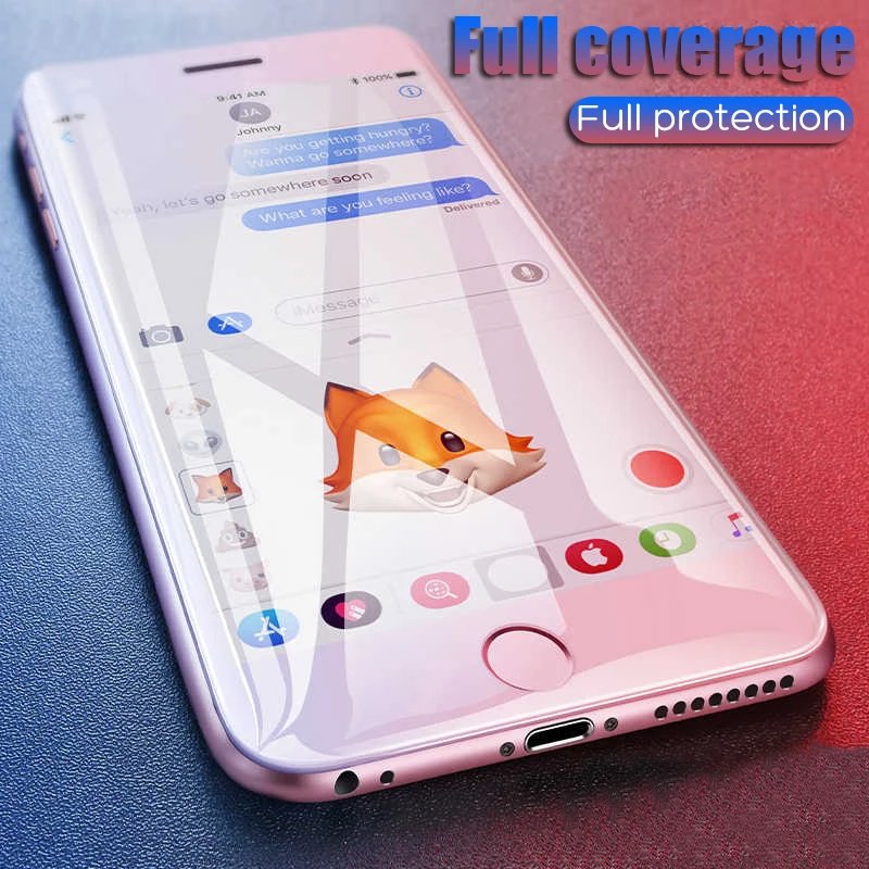 Full Cover For iPhone 6 6s Plus Tempered Glass on For iPhone 7 8 Plus X XS MAX XR 10 Screen Protection For iPhone 5 5s SE Glass
Full Cover For iPhone 6 6s Plus Tempered Glass on For iPhone 7 8 Plus X XS MAX XR 10 Screen Protection For iPhone 5 5s SE Glass