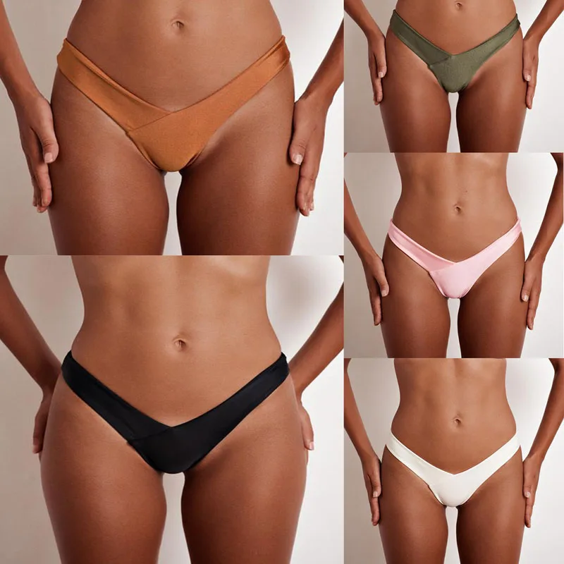 2019 Sexy Bikini Bottoms Brazilian Swimwear Women Briefs Thong Low Waist Swimsuit Bottom Solid Cheeky Bikini Bottom Swim Trunks
2019 Sexy Bikini Bottoms Brazilian Swimwear Women Briefs Thong Low Waist Swimsuit Bottom Solid Cheeky Bikini Bottom Swim Trunks