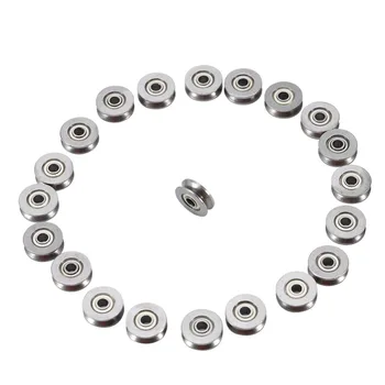 20pcs V623ZZ Carbon Steel V Groove Ball Bearing Guide Pulley For Rail Track Linear Motion System 3x12x4mm
20pcs V623ZZ Carbon Steel V Groove Ball Bearing Guide Pulley For Rail Track Linear Motion System 3x12x4mm