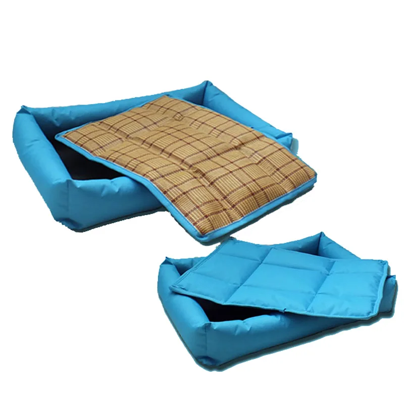 Waterproof Oxford Summer Cooling Dog Beds Fashion Plaid Pet Mat For Dog Thicken Straw Mat Cooling Kennel For Large Small Dogs
Waterproof Oxford Summer Cooling Dog Beds Fashion Plaid Pet Mat For Dog Thicken Straw Mat Cooling Kennel For Large Small Dogs