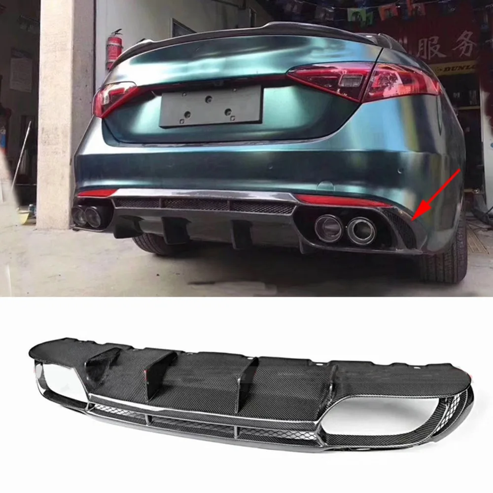 Carbon Fiber Spoiler Rear Trunk diffuser Black Finish For Alfa Romeo Giulia 2015 -up
Carbon Fiber Spoiler Rear Trunk diffuser Black Finish For Alfa Romeo Giulia 2015 -up