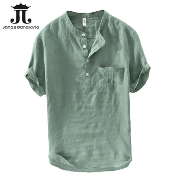 Fashion linen shirts men summer short sleeve cotton linen solid tops man pocket green comfortable soft shirts 3 color HS-744
Fashion linen shirts men summer short sleeve cotton linen solid tops man pocket green comfortable soft shirts 3 color HS-744