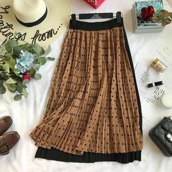 2019 new fashion women's skirt autumn and winter pleated skirt elastic waist long high waist skirt
2019 new fashion women's skirt autumn and winter pleated skirt elastic waist long high waist skirt