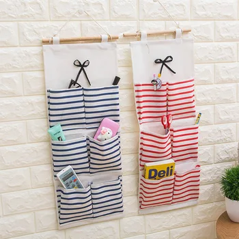 Hanging Storage Bag Wall Mounted Wardrobe Sundries Hanging Bag Container Fabric Cotton Pouch Cosmetic Toys Organizer
Hanging Storage Bag Wall Mounted Wardrobe Sundries Hanging Bag Container Fabric Cotton Pouch Cosmetic Toys Organizer