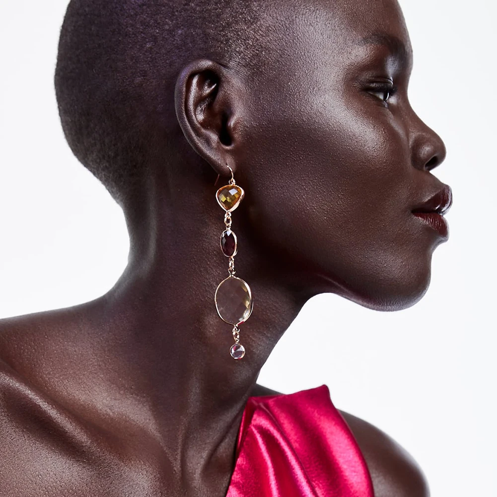 Girlgo Summer ZA New Style Dangle Drop Earrings Women Pendientes Long Stone Pendent Statement Trendy Earrings Jewelry Wholesale
Girlgo Summer ZA New Style Dangle Drop Earrings Women Pendientes Long Stone Pendent Statement Trendy Earrings Jewelry Wholesale