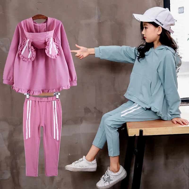 Clothes Set For Girls 2018 Baby Girl Clothes Autumn Toddler Girl Clothing Long Sleeve Rabbit Ears Hooded Outwear + Pant 2pc
Clothes Set For Girls 2018 Baby Girl Clothes Autumn Toddler Girl Clothing Long Sleeve Rabbit Ears Hooded Outwear + Pant 2pc