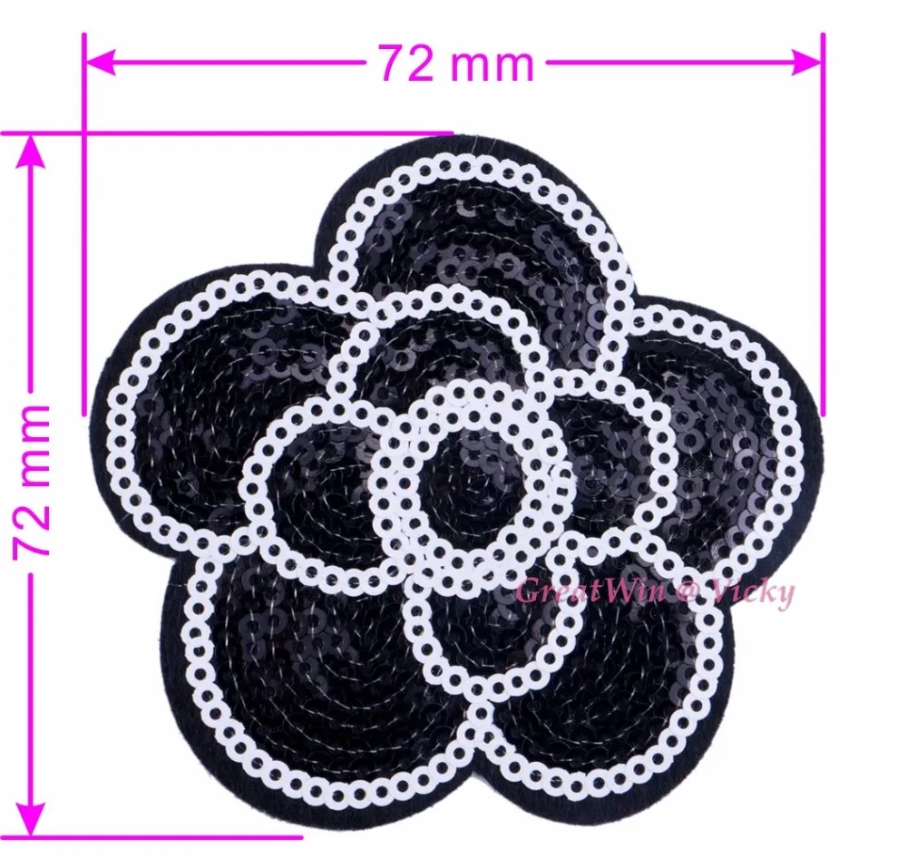 Big Sequins Flower Patch Embroidery Clothes Patches Sewing DIY Garment Motifs Sequin Fabric Appliques New
Big Sequins Flower Patch Embroidery Clothes Patches Sewing DIY Garment Motifs Sequin Fabric Appliques New