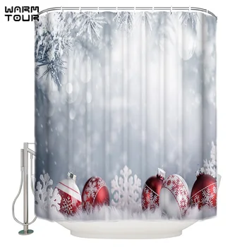 WARMTOUR Shower Curtain Ice World Merry Christams Light Extra Long Fabric Bath Shower Curtains Bathroom Decor with Hooks
WARMTOUR Shower Curtain Ice World Merry Christams Light Extra Long Fabric Bath Shower Curtains Bathroom Decor with Hooks