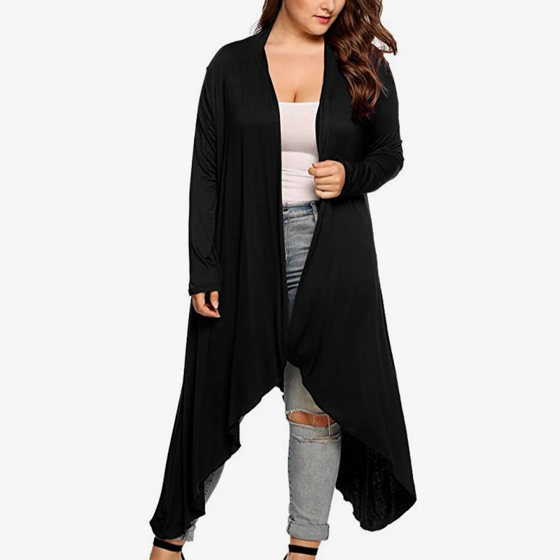 Irregular Solid Kimono Long Women's Caidigan Robe Full Sleeve Feminine Shirts 2019 Autumn Women Casual Tops Plus Size XL-5XL
Irregular Solid Kimono Long Women's Caidigan Robe Full Sleeve Feminine Shirts 2019 Autumn Women Casual Tops Plus Size XL-5XL