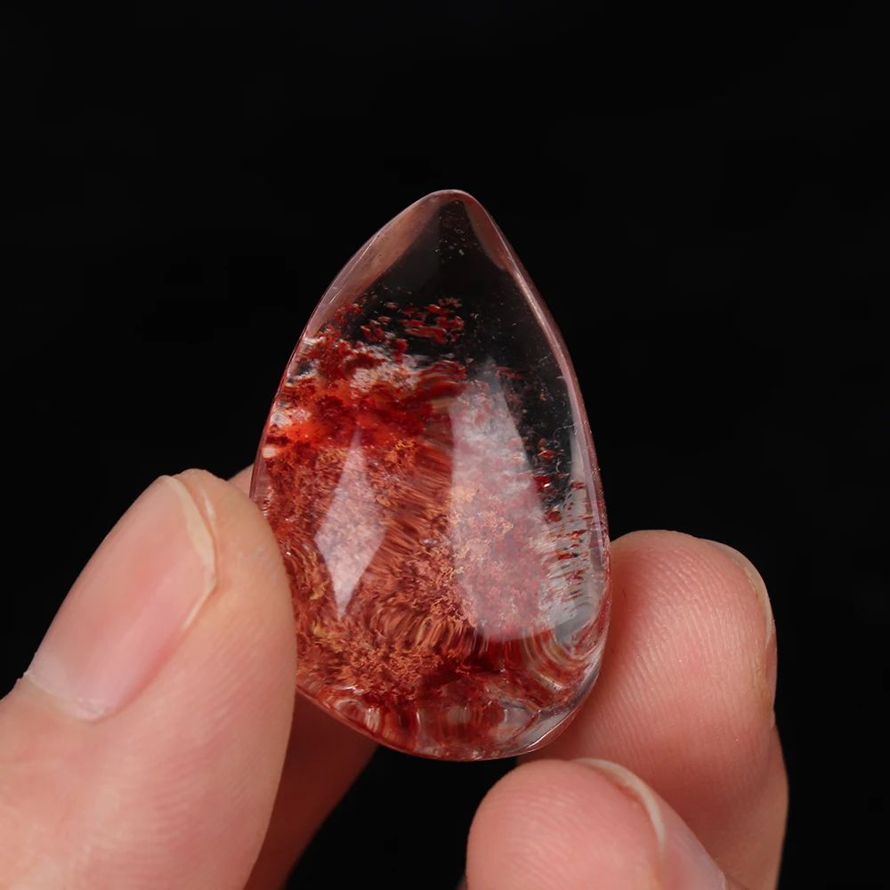 

1 PC Natural Ghost Phantom Stone Amethyst Quartz Crystal Gemstone Specimen Healing Home Decor Collection Stone Ornaments 22-35MM