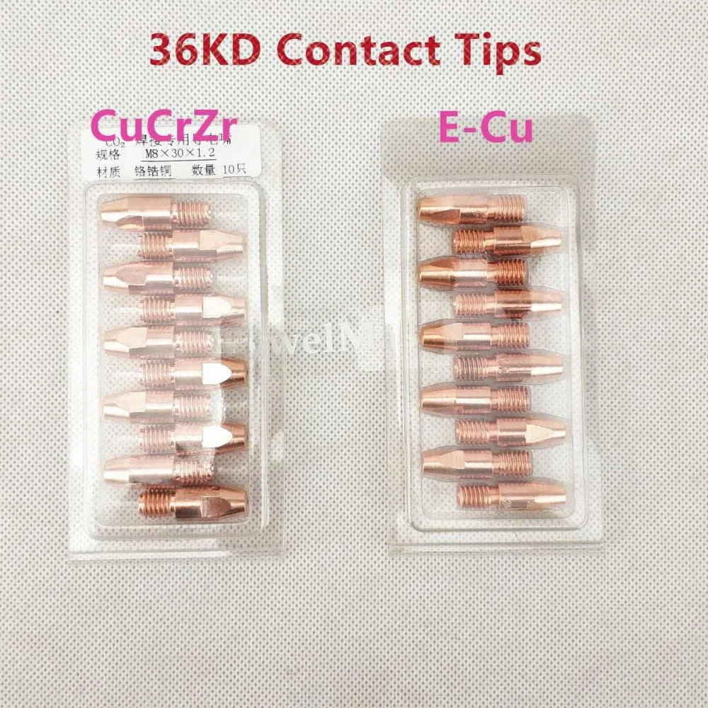 36KD Contact Tip CuCrZr MIG Torch/Gun Consumables 0.8/1.0/1.2mm Welding Tips for Euro Style MIG MAG Welding Torch
36KD Contact Tip CuCrZr MIG Torch/Gun Consumables 0.8/1.0/1.2mm Welding Tips for Euro Style MIG MAG Welding Torch