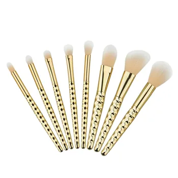 8Pcs Makeup Brushes Kits Professional Nylon Honeycomb Cosmetic Brush Foundation Eye Face Blush Brush Set Gold Pinceis Maquiagem
8Pcs Makeup Brushes Kits Professional Nylon Honeycomb Cosmetic Brush Foundation Eye Face Blush Brush Set Gold Pinceis Maquiagem