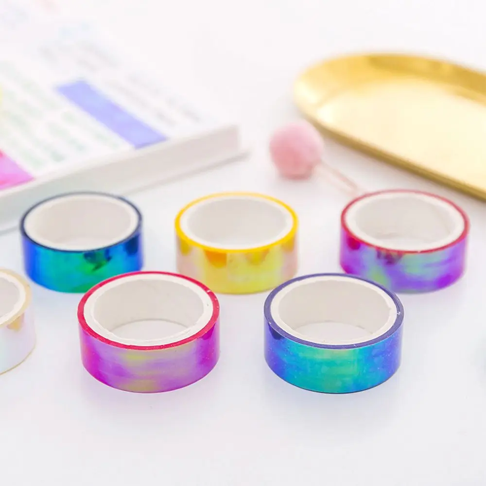 1pcs Glitter Rainbow Laser Washi Tape Stationery Scrapbooking Decorative Card Adhesive Tapes DIY Craft Gift Free Shipping
1pcs Glitter Rainbow Laser Washi Tape Stationery Scrapbooking Decorative Card Adhesive Tapes DIY Craft Gift Free Shipping