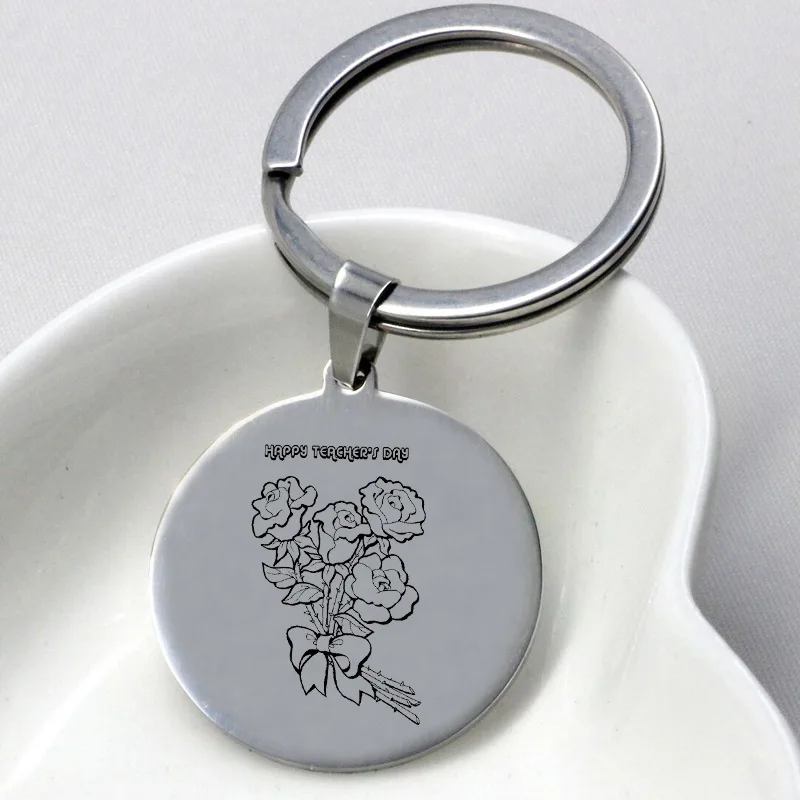 Happy Teacher's Day Keychain Popular Disc Charm Keychain Jewelry for Teacher YP7220
Happy Teacher's Day Keychain Popular Disc Charm Keychain Jewelry for Teacher YP7220