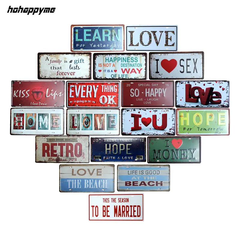 Love Life Funny Writing Proverb Vintage Tin Plate Metal Tin Signs Wall Decor Garage Club Barn Parlor Bedroom Plaques 15*30 CM
Love Life Funny Writing Proverb Vintage Tin Plate Metal Tin Signs Wall Decor Garage Club Barn Parlor Bedroom Plaques 15*30 CM