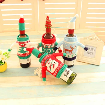 Christmas Wine Bottle Bag Dinner Party Decoration Creative Knitted Wine Bottle Cover Christmas Bottle Decoration W8138
Christmas Wine Bottle Bag Dinner Party Decoration Creative Knitted Wine Bottle Cover Christmas Bottle Decoration W8138
