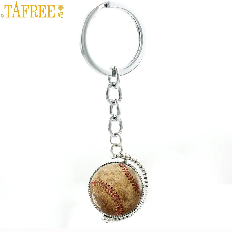 TAFREE vintage baseball photo jewelry double sides rotatable casual sports pendant keychain mens car key chain ring holder SP33
TAFREE vintage baseball photo jewelry double sides rotatable casual sports pendant keychain mens car key chain ring holder SP33