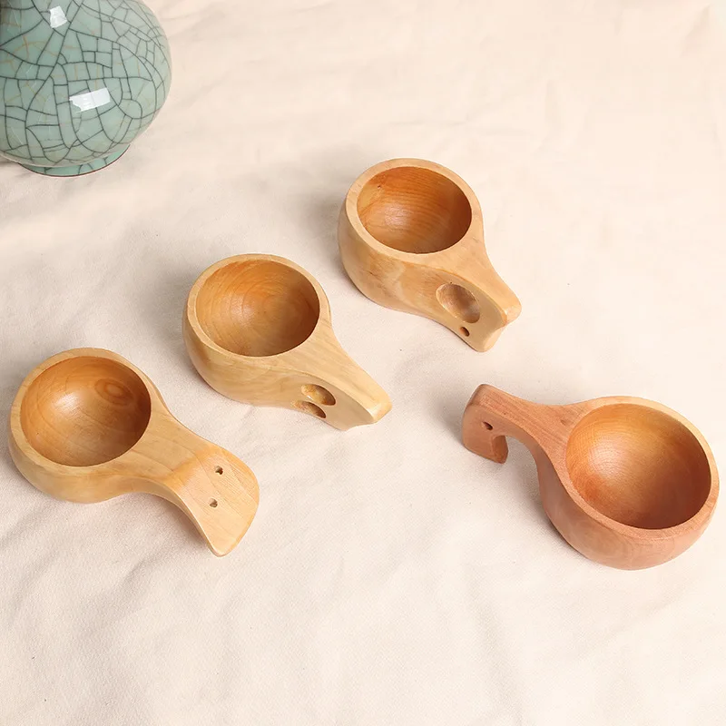 Multifunctional Handmade Beech Wood Nordic Style Creative Finnish Traditional Children's Outdoor Home Wood Wine Cup Coffee Cup
Multifunctional Handmade Beech Wood Nordic Style Creative Finnish Traditional Children's Outdoor Home Wood Wine Cup Coffee Cup