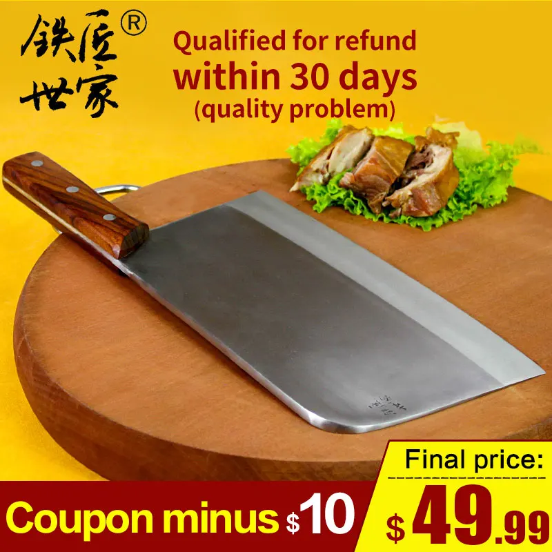 Chopping knife Stainless steel handmade forged chef professional slicing knives chopping bone knife fish meat knife ножи
Chopping knife Stainless steel handmade forged chef professional slicing knives chopping bone knife fish meat knife ножи