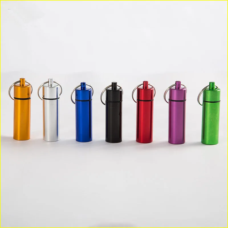 1PC Waterproof Aluminum Pill Box Case Bottle Cache Drug Holder Container Keychain Medicine Box Health Care
1PC Waterproof Aluminum Pill Box Case Bottle Cache Drug Holder Container Keychain Medicine Box Health Care