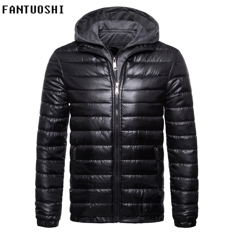 2018 New Parka Men Winter Hooded Jacket Men Thick Cotton-Padded Jacket Mens Parka Coat Male Fashion Casual Fake two pieces Coats
2018 New Parka Men Winter Hooded Jacket Men Thick Cotton-Padded Jacket Mens Parka Coat Male Fashion Casual Fake two pieces Coats