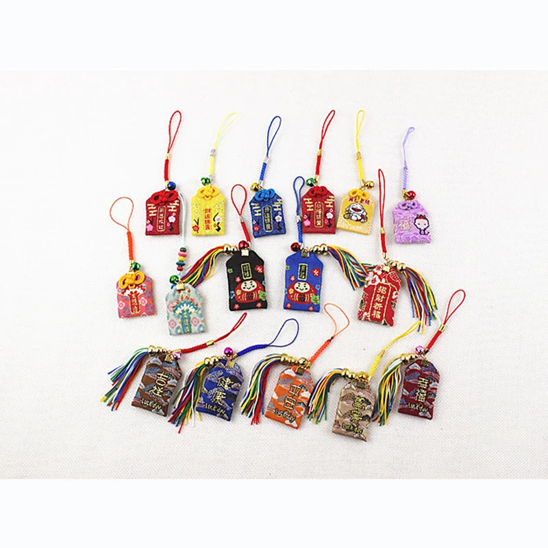 

1pcs Traditional Omamori Pray Fortune safety Success Work Academic Bag Pendant Gift To Family Friend Present