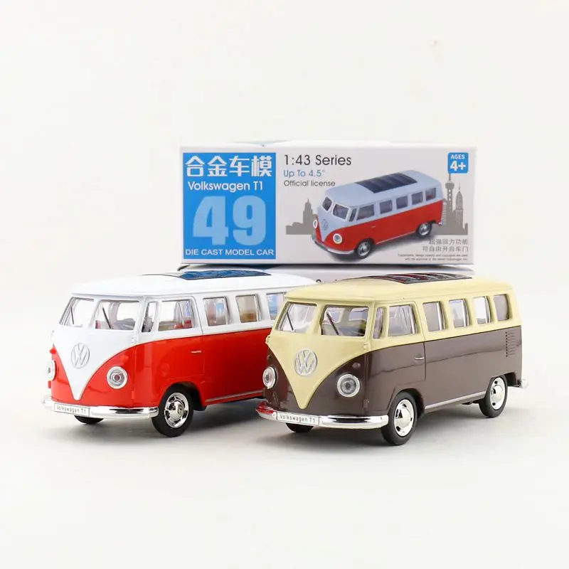 1:38 Scale/Diecast Toy Model/Volkswagen Classical T1 Bus/Super Sport Car/Educational Collection/Pull Back/Gift For Children
1:38 Scale/Diecast Toy Model/Volkswagen Classical T1 Bus/Super Sport Car/Educational Collection/Pull Back/Gift For Children