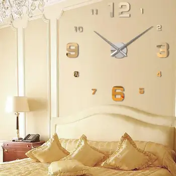 Golden Fashion 3D Big Size Wall Clock Mirror Surface Stickers DIY Living Room Decor Large Watch House Decor Gift PJW
Golden Fashion 3D Big Size Wall Clock Mirror Surface Stickers DIY Living Room Decor Large Watch House Decor Gift PJW