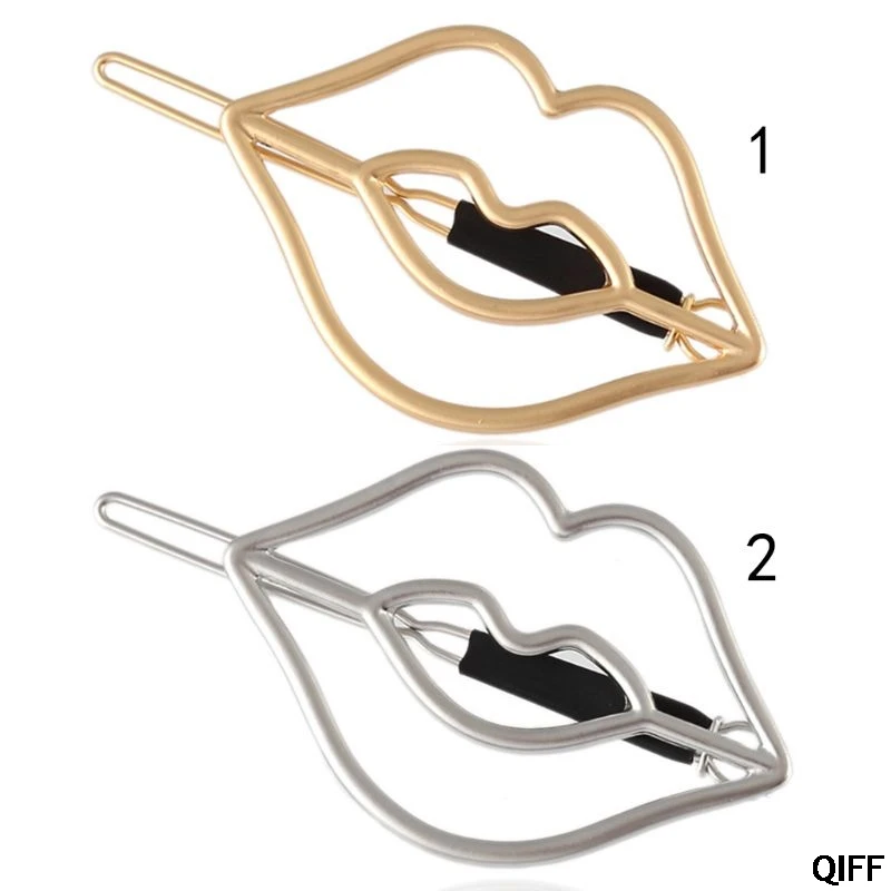 Creative Hollow Out Lips Shaped Hair Clips Women Girls Fancy Metallic Side Bangs Hairpins Birthday Party DIY Styling Barrettes
Creative Hollow Out Lips Shaped Hair Clips Women Girls Fancy Metallic Side Bangs Hairpins Birthday Party DIY Styling Barrettes