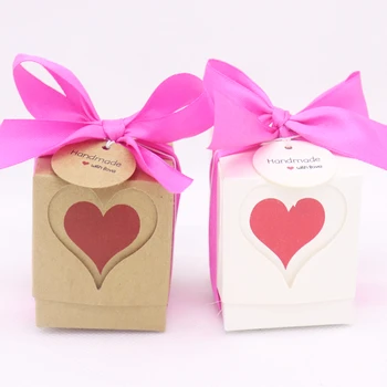 Feiluan store 50pcs + 50 ribbon handmade heart natural gift box Cute heart label with candy wedding gift display packing box
Feiluan store 50pcs + 50 ribbon handmade heart natural gift box Cute heart label with candy wedding gift display packing box