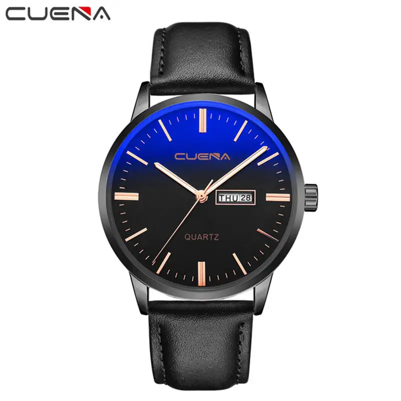 2019 Men Leather band Military watch CUENA Brand watches High Quality Quartz Movement Men sports watch Casual wristwatches CC4
2019 Men Leather band Military watch CUENA Brand watches High Quality Quartz Movement Men sports watch Casual wristwatches CC4