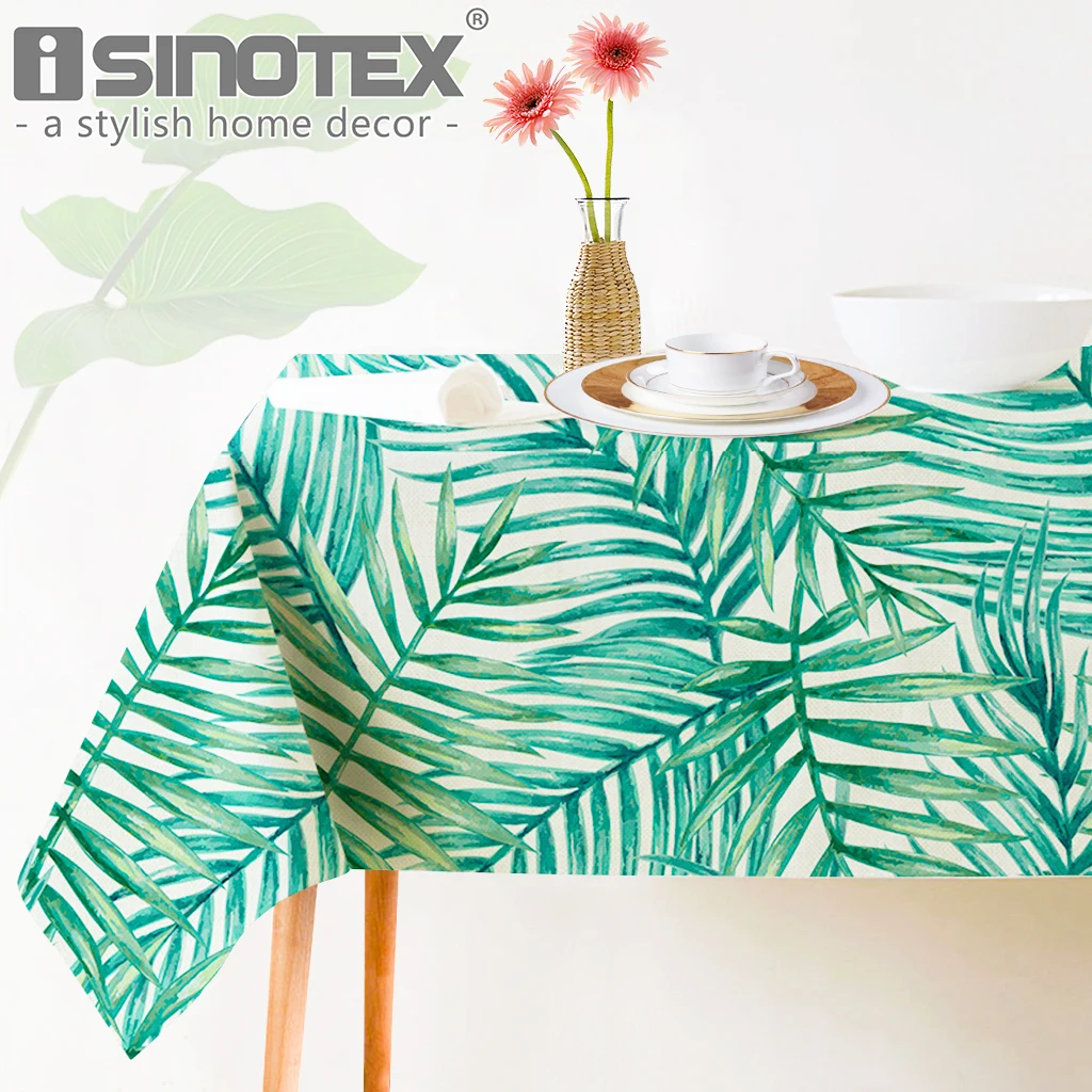 Tropical Green Plants Printed Table Cloth Cotton Linen Fabric Pastoral Style Home Dining Table Cover For Kitchen Room Decor
Tropical Green Plants Printed Table Cloth Cotton Linen Fabric Pastoral Style Home Dining Table Cover For Kitchen Room Decor