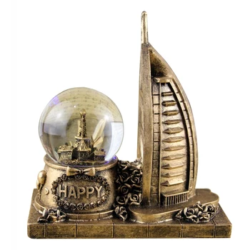 Vintage World Famous Building Dubai Arab Tower Model Crystal Ball Decoration Creative Resin Crafts Home Decoration Birthday Gift
Vintage World Famous Building Dubai Arab Tower Model Crystal Ball Decoration Creative Resin Crafts Home Decoration Birthday Gift