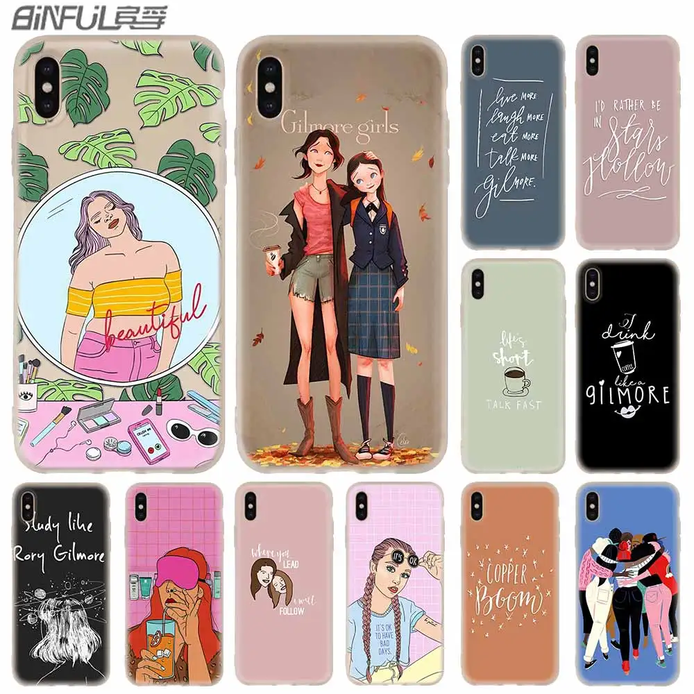 Cases Silicone soft Cover for iPhone 11 Pro X XS Max XR 6 6S 7 8 Plus 5 4S SE Gilmore Girls Life's Short Talk
Cases Silicone soft Cover for iPhone 11 Pro X XS Max XR 6 6S 7 8 Plus 5 4S SE Gilmore Girls Life's Short Talk