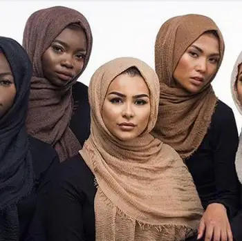 100*190cm bubble plain scarf/cotton scarf fringes women soft solid hijab popular muffler shawls big pashmina wrap hijab scarves