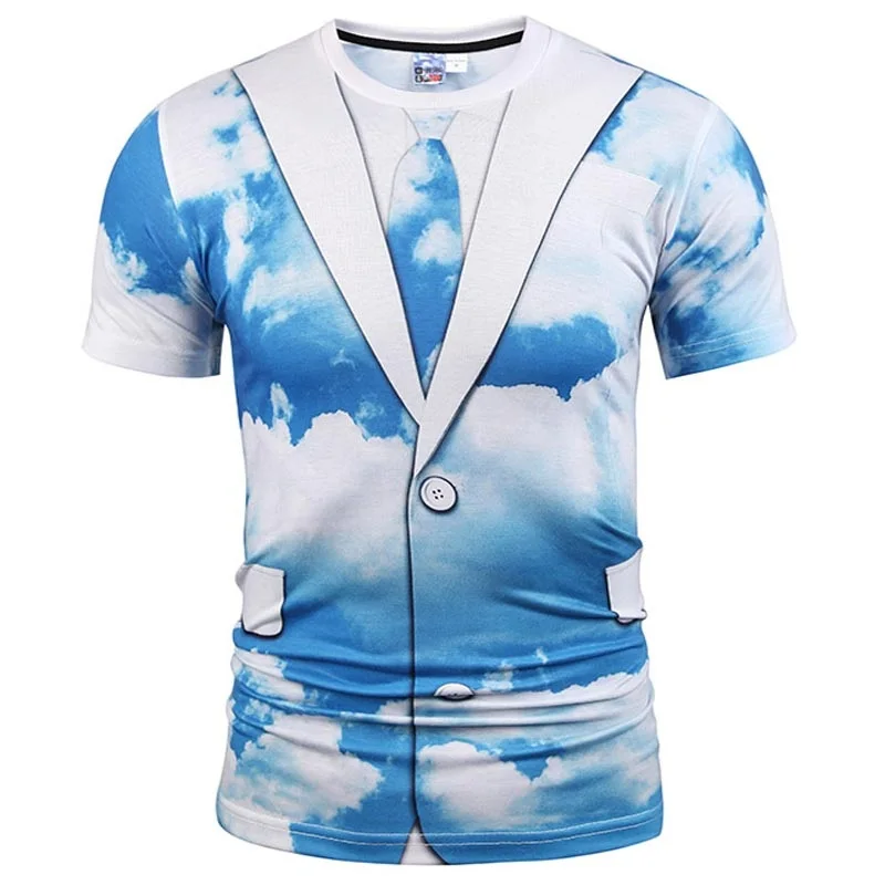 Hot Sell T-shirt Men/Women Cartoon Tshirt Print Clouds Suit Jacket Fake Two Pieces T shirt Summer Tops Tees Plus S-6XL R1883
Hot Sell T-shirt Men/Women Cartoon Tshirt Print Clouds Suit Jacket Fake Two Pieces T shirt Summer Tops Tees Plus S-6XL R1883